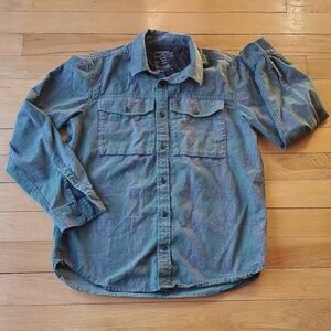 Men's Green Denim Shirt